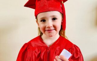graduating nursery child
