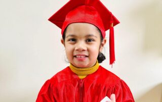 graduating nursery child