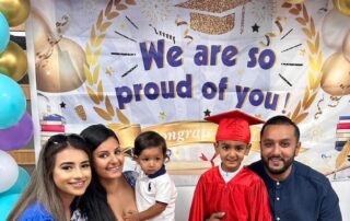 celebrating graduation day at uxbridge nursery