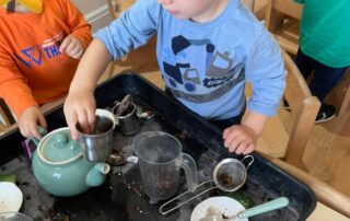 coffee morning messy activities