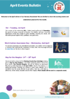 Monkey Puzzle Uxbridge April Events Bulletin